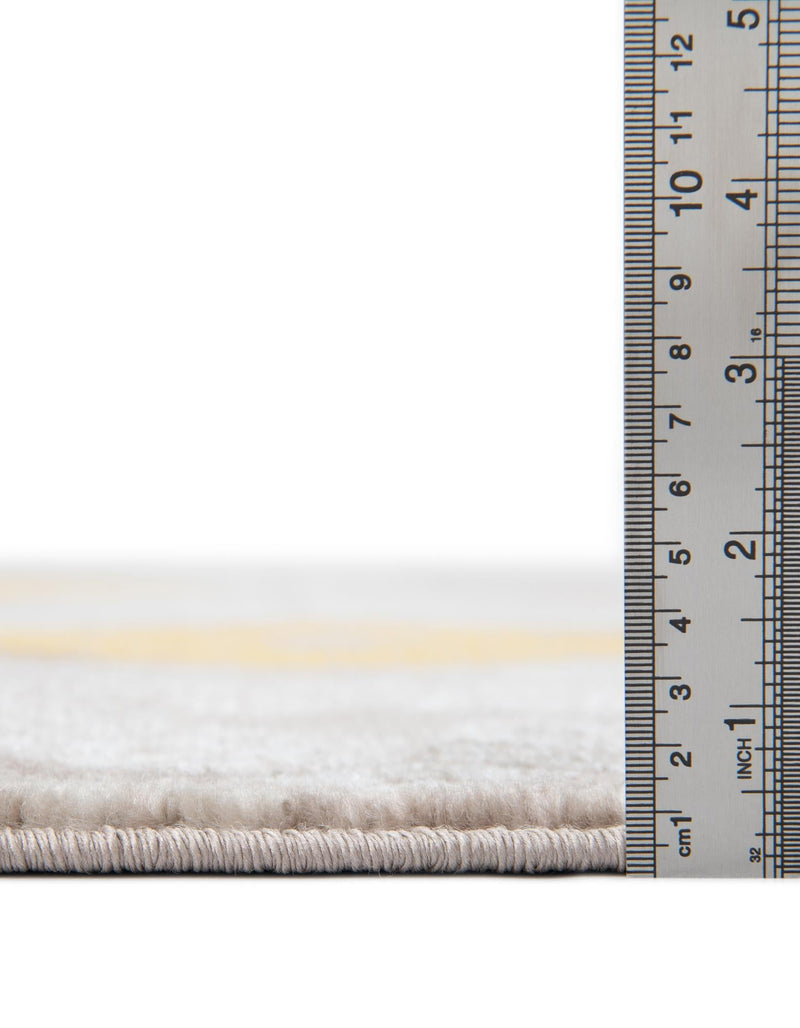 Coastal Haven Collection Area Rug - Anchorage Rectangle Ivory and Yellow lifestyle 16