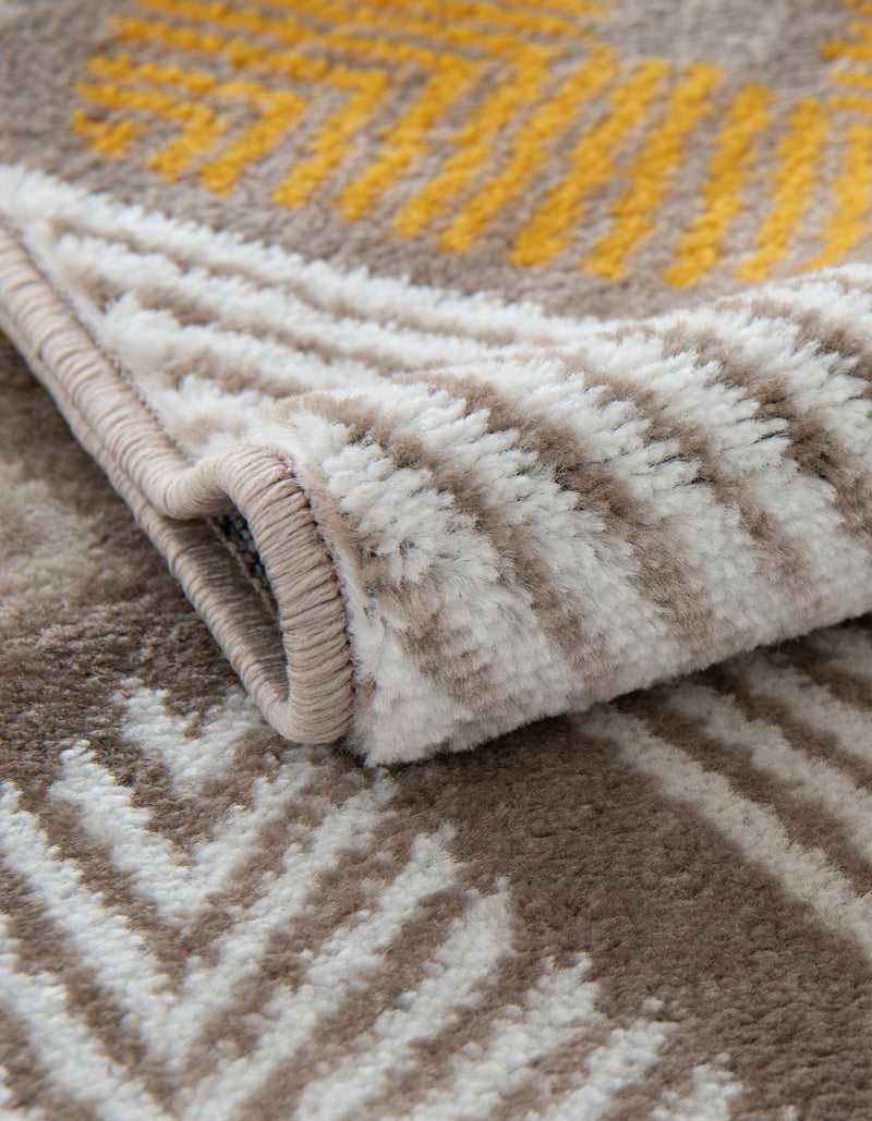 Coastal Haven Collection Area Rug - Anchorage Rectangle Ivory and Yellow lifestyle 18