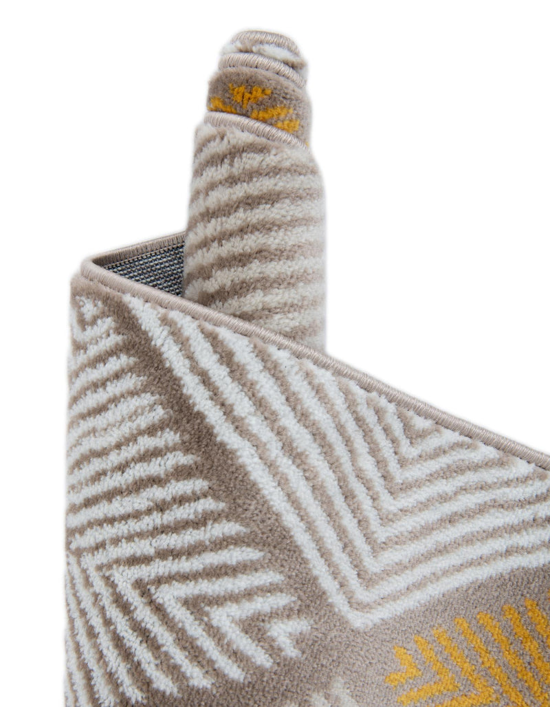 Coastal Haven Collection Area Rug - Anchorage Rectangle Ivory and Yellow lifestyle 28