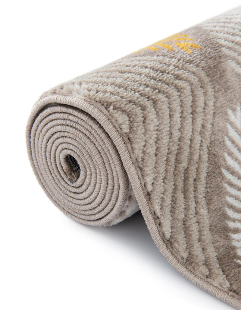 Coastal Haven Collection Area Rug - Anchorage Rectangle Ivory and Yellow lifestyle 30