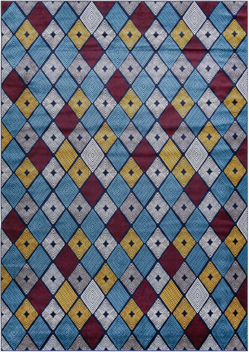 Coastal Haven Collection Area Rug - Anchorage Rectangle Multi lifestyle 2