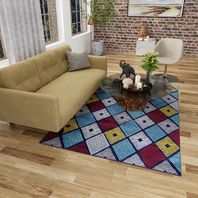 Coastal Haven Collection Area Rug - Anchorage Rectangle Multi lifestyle 38