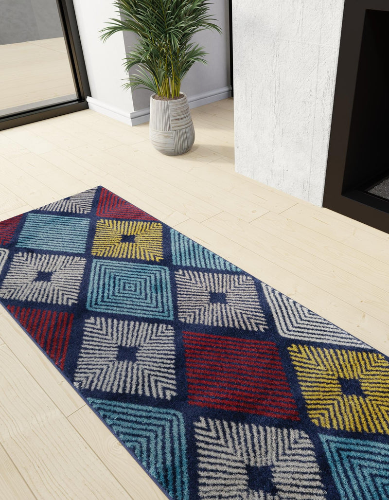 Coastal Haven Collection Area Rug - Anchorage Runner Multi lifestyle 55