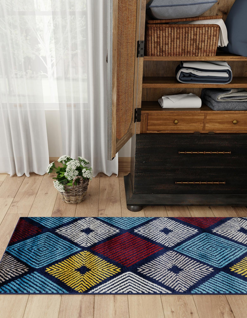 Coastal Haven Collection Area Rug - Anchorage Runner Multi lifestyle 75