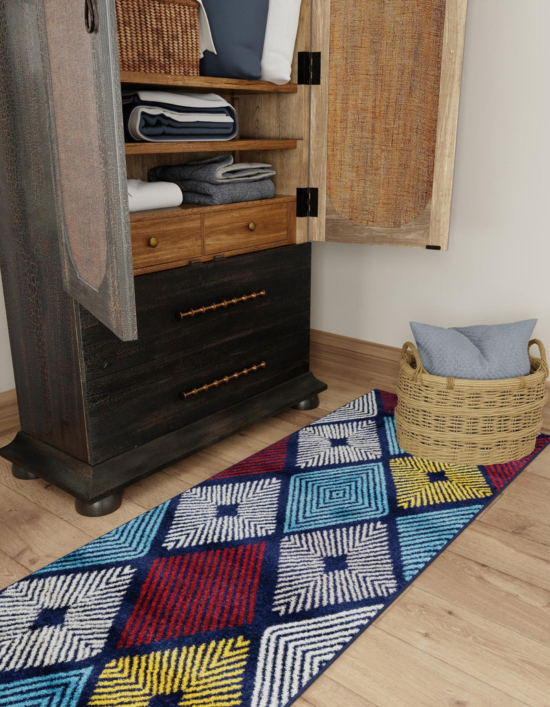 Coastal Haven Collection Area Rug - Anchorage Runner Multi lifestyle 79