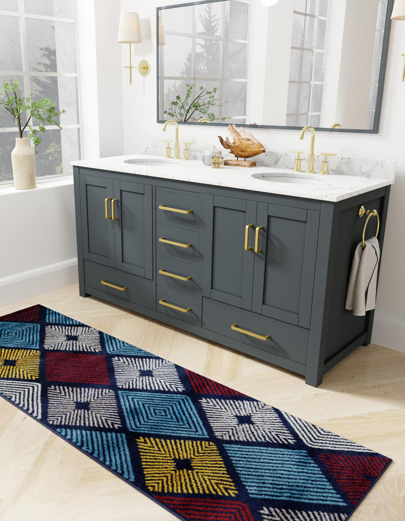 Coastal Haven Collection Area Rug - Anchorage Runner Multi lifestyle 87