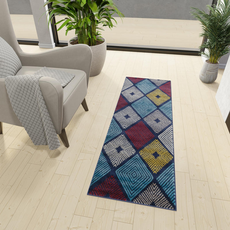 Coastal Haven Collection Area Rug - Anchorage Runner Multi lifestyle 134