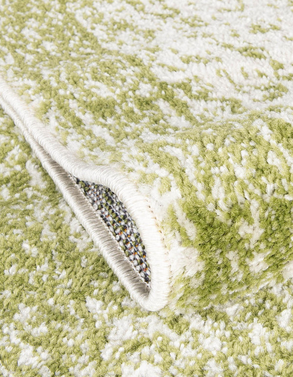 Dover Terrace Collection Area Rug - Marina (Green) Square Green lifestyle 6