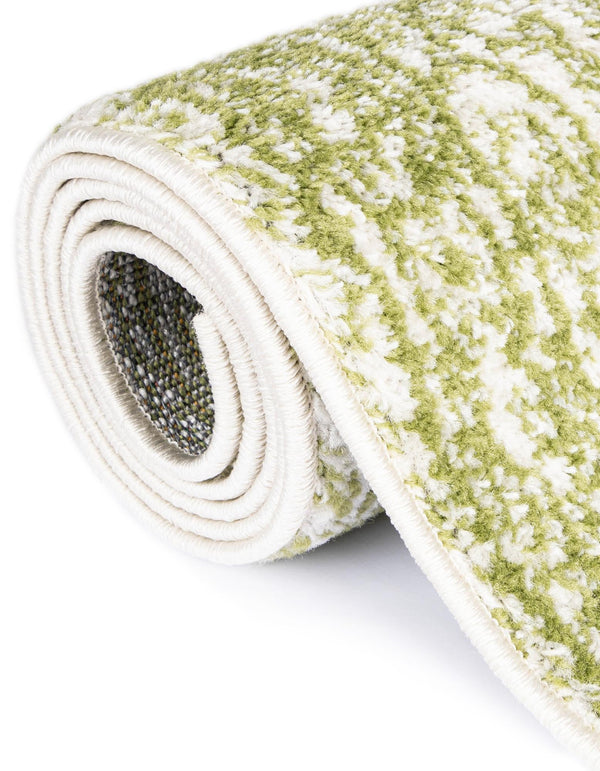 Dover Terrace Collection Area Rug - Marina (Green) Square Green lifestyle 16