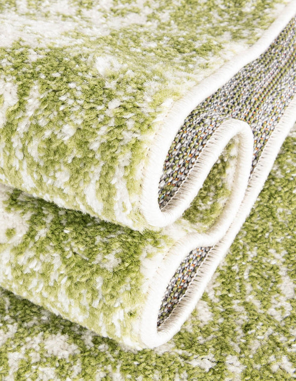 Dover Terrace Collection Area Rug - Marina (Green) Square Green lifestyle 17