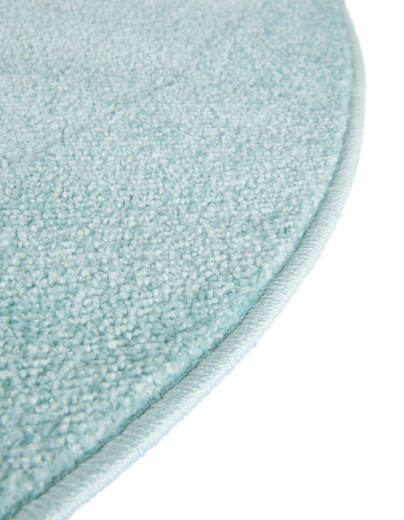 Playful Patterns Collection Area Rug - Vibrant Round Teal lifestyle 30
