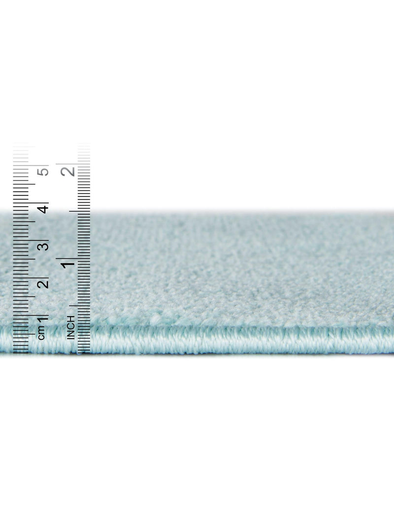 Playful Patterns Collection Area Rug - Vibrant Rectangle Teal lifestyle 5
