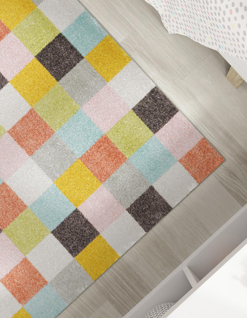 Playful Patterns Collection Area Rug - Mythic Rectangle Multi lifestyle 4
