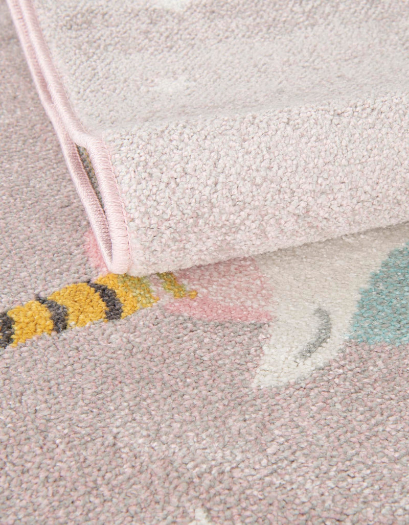Playful Patterns Collection Area Rug - Tangle Rectangle Pink lifestyle 6