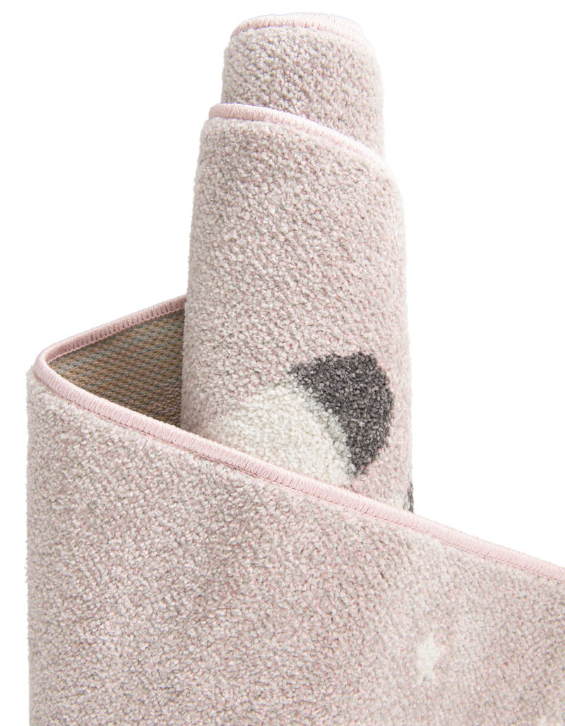 Playful Patterns Collection Area Rug - Tangle Rectangle Pink lifestyle 11