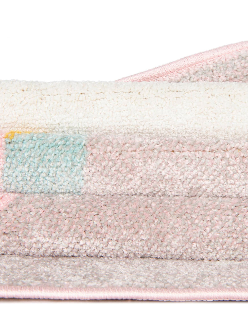 Playful Patterns Collection Area Rug - Tangle Rectangle Pink lifestyle 14