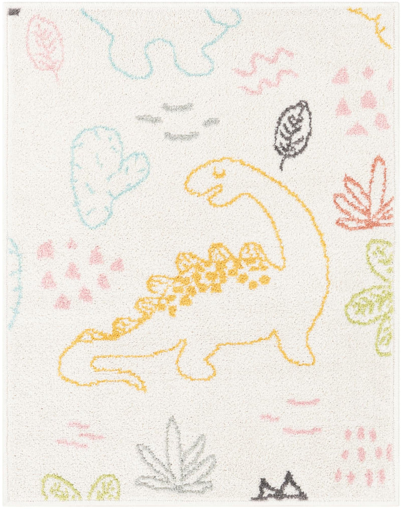 Playful Patterns Collection Area Rug - Abstracta Rectangle Ivory Main