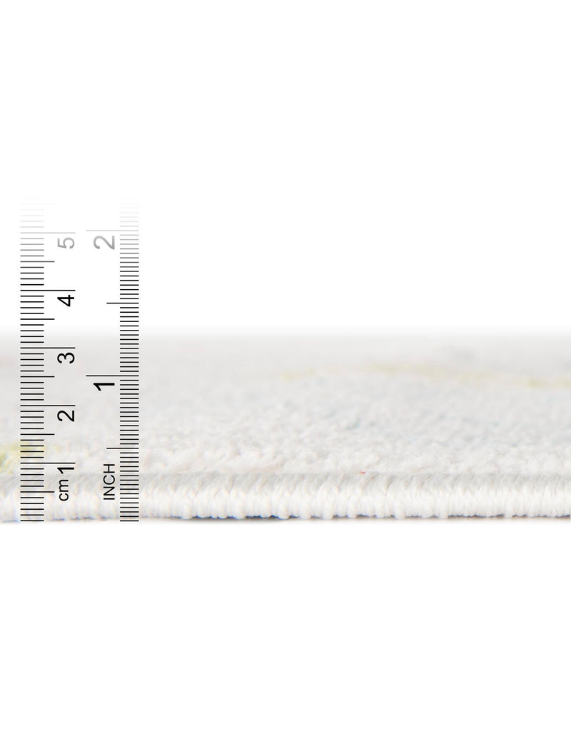 Playful Patterns Collection Area Rug - Abstracta Runner Ivory lifestyle 27