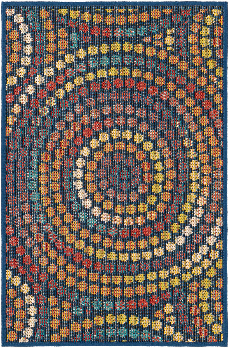 Coastal Terrace Collection Area Rug - Lagoon Rectangle Multi Main