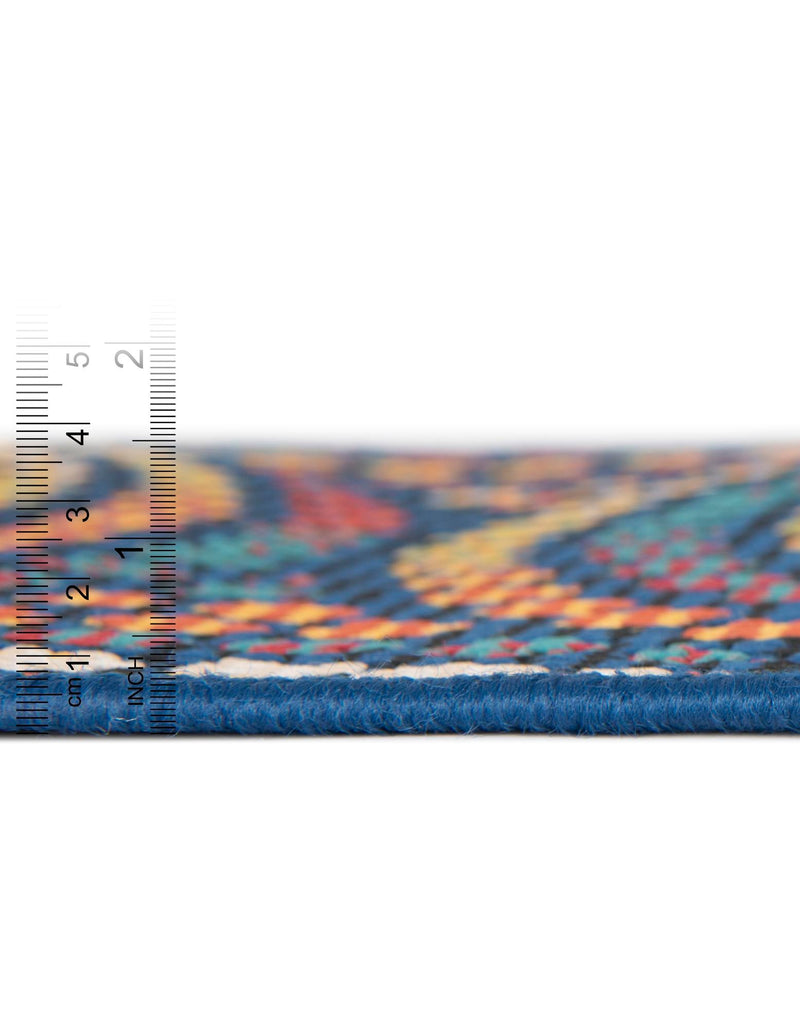 Coastal Terrace Collection Area Rug - Lagoon Rectangle Multi lifestyle 5
