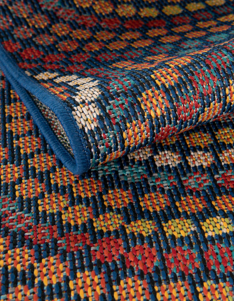 Coastal Terrace Collection Area Rug - Lagoon Rectangle Multi lifestyle 6