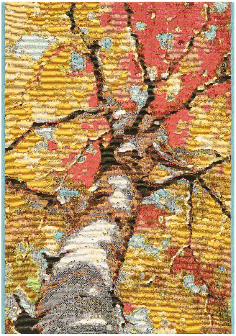 Seaside Blooms Collection Area Rug - Eden Rectangle Multi Main