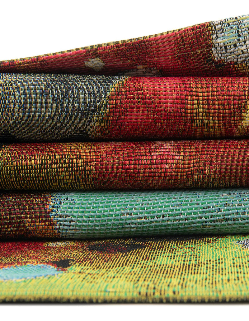 Seaside Blooms Collection Area Rug - Eden Round Multi lifestyle 23