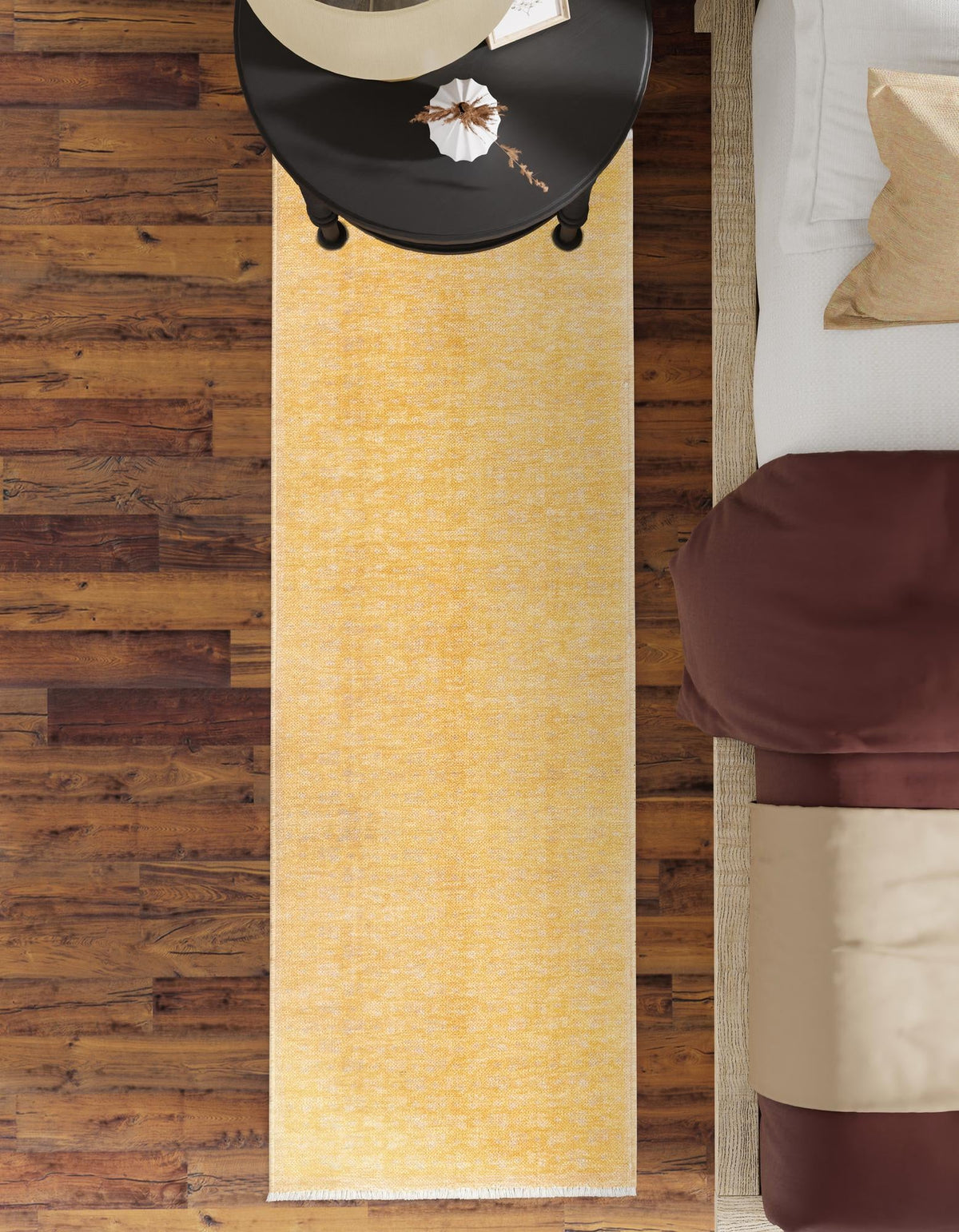 Bazaar Chic Collection Area Rug - Marrakech Runner Yellow lifestyle 59
