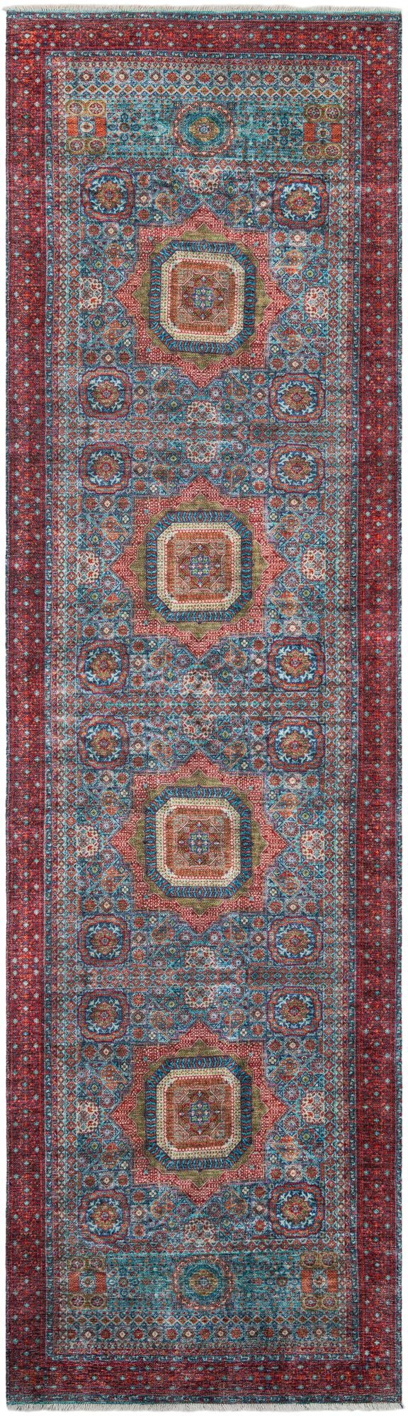 Bazaar Chic Collection Area Rug - Nador Runner Multi lifestyle 18