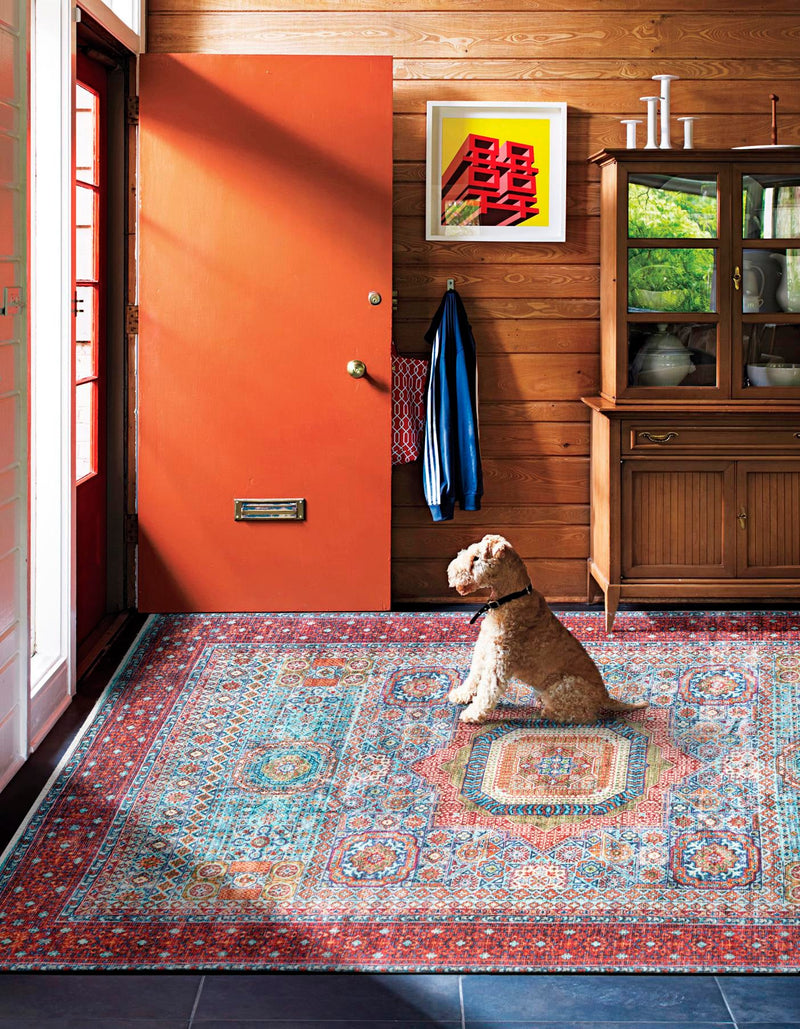 Bazaar Chic Collection Area Rug - Nador Rectangle Multi lifestyle 4