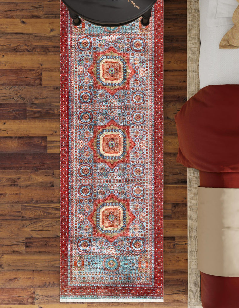 Bazaar Chic Collection Area Rug - Nador Runner Multi lifestyle 52
