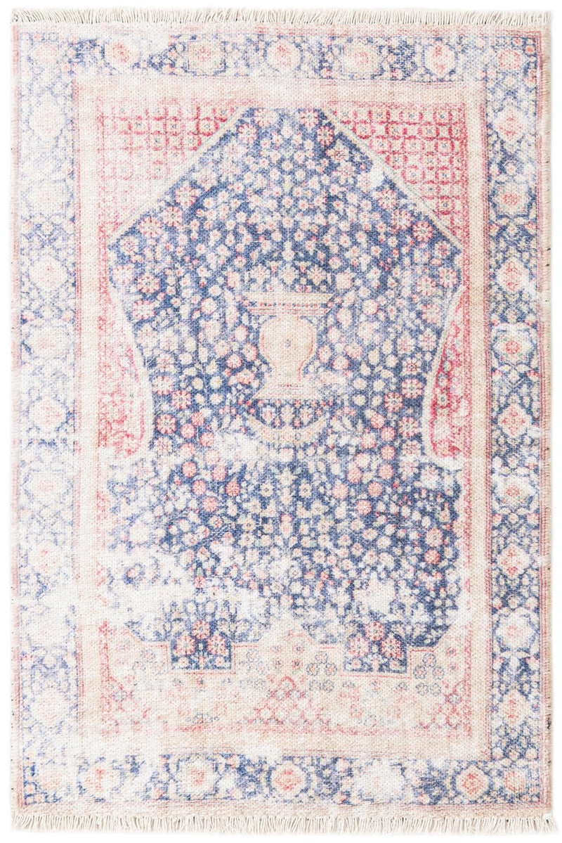 Bazaar Chic Collection Area Rug - Rabat Rectangle Navy Blue Main