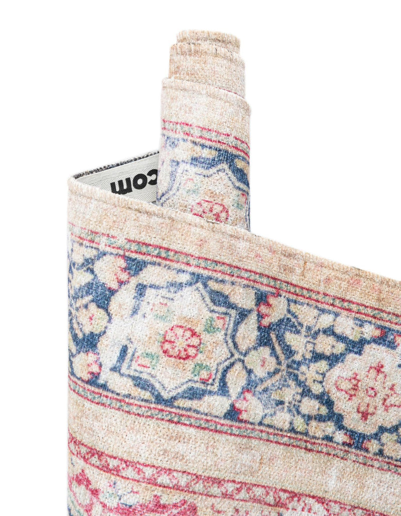Bazaar Chic Collection Area Rug - Rabat Rectangle Navy Blue lifestyle 11