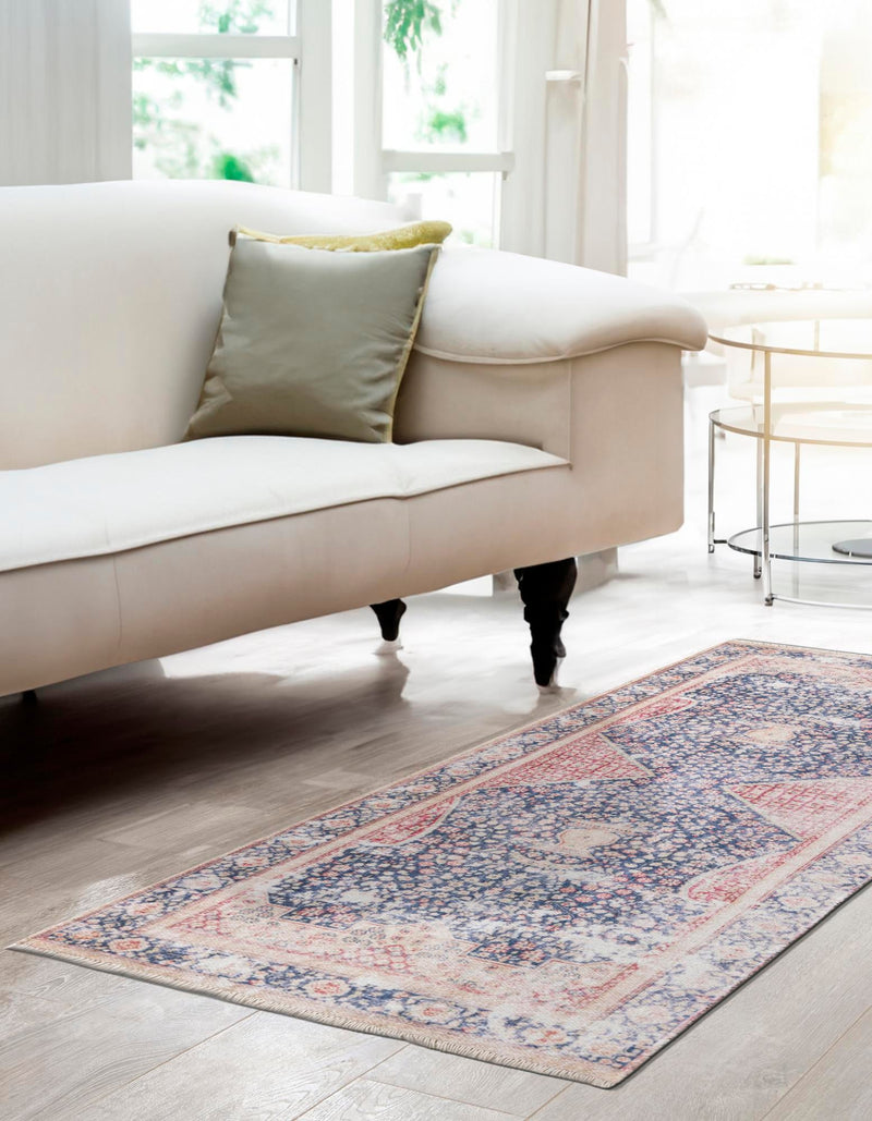 Bazaar Chic Collection Area Rug - Rabat Runner Navy Blue lifestyle 22