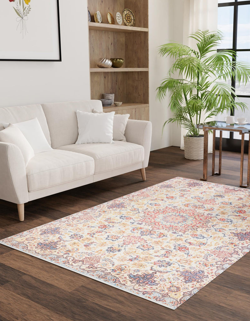Bazaar Chic Collection Area Rug - Meknes Rectangle Beige lifestyle 3