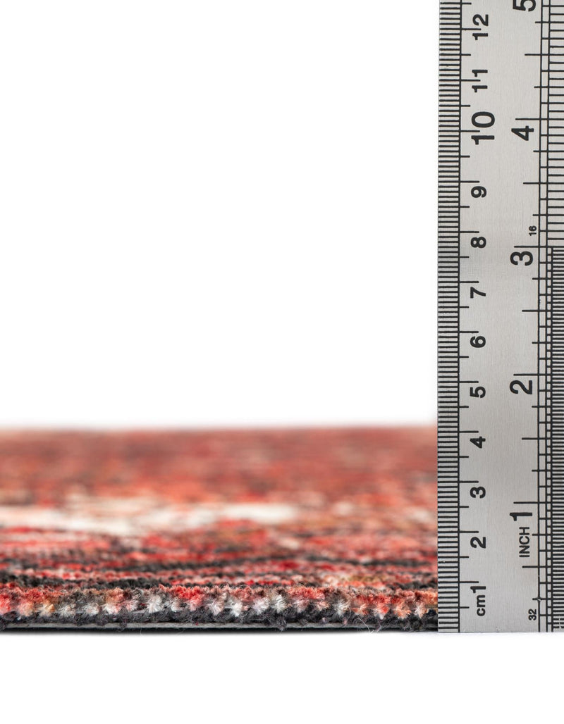 Bazaar Chic Collection Area Rug - Essaouira Rectangle Rust Red lifestyle 5