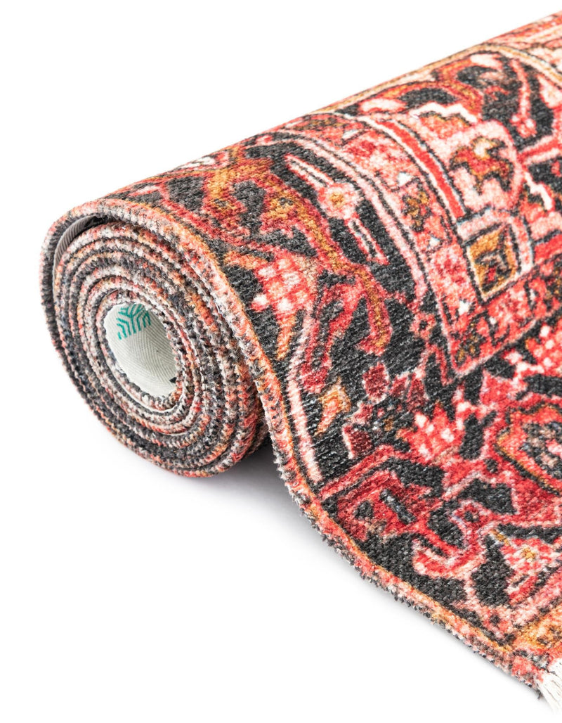 Bazaar Chic Collection Area Rug - Essaouira Rectangle Rust Red lifestyle 12