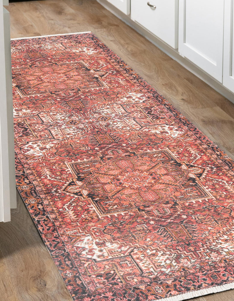 Bazaar Chic Collection Area Rug - Essaouira Runner Rust Red lifestyle 26