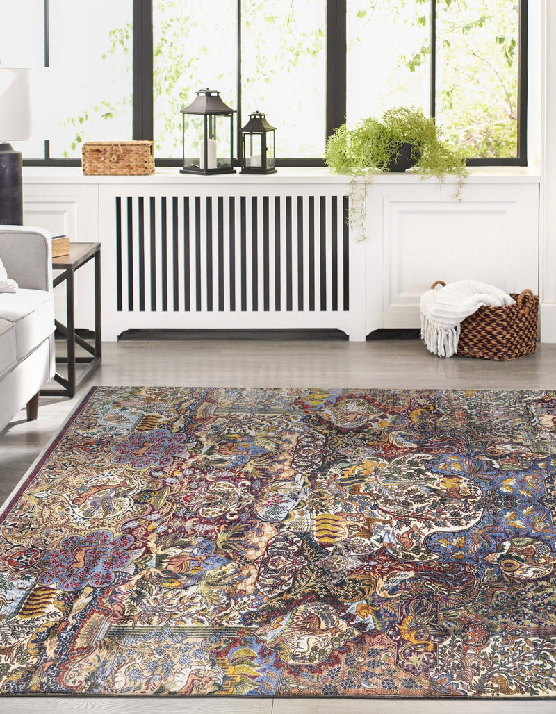 Bazaar Chic Collection Area Rug - Safi Rectangle Multi lifestyle 7