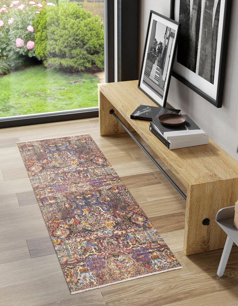 Bazaar Chic Collection Area Rug - Safi Runner Multi lifestyle 24