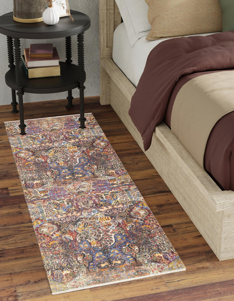 Bazaar Chic Collection Area Rug - Safi Runner Multi lifestyle 34