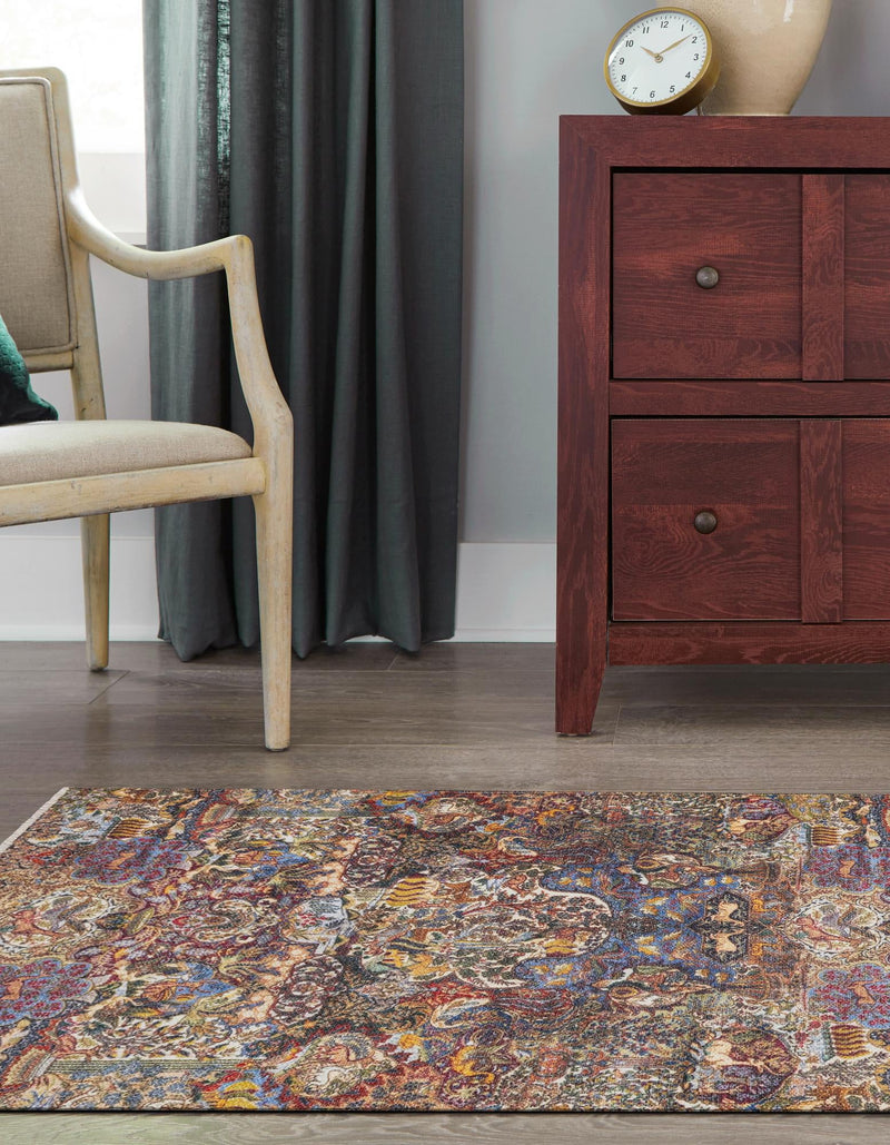 Bazaar Chic Collection Area Rug - Safi Runner Multi lifestyle 36
