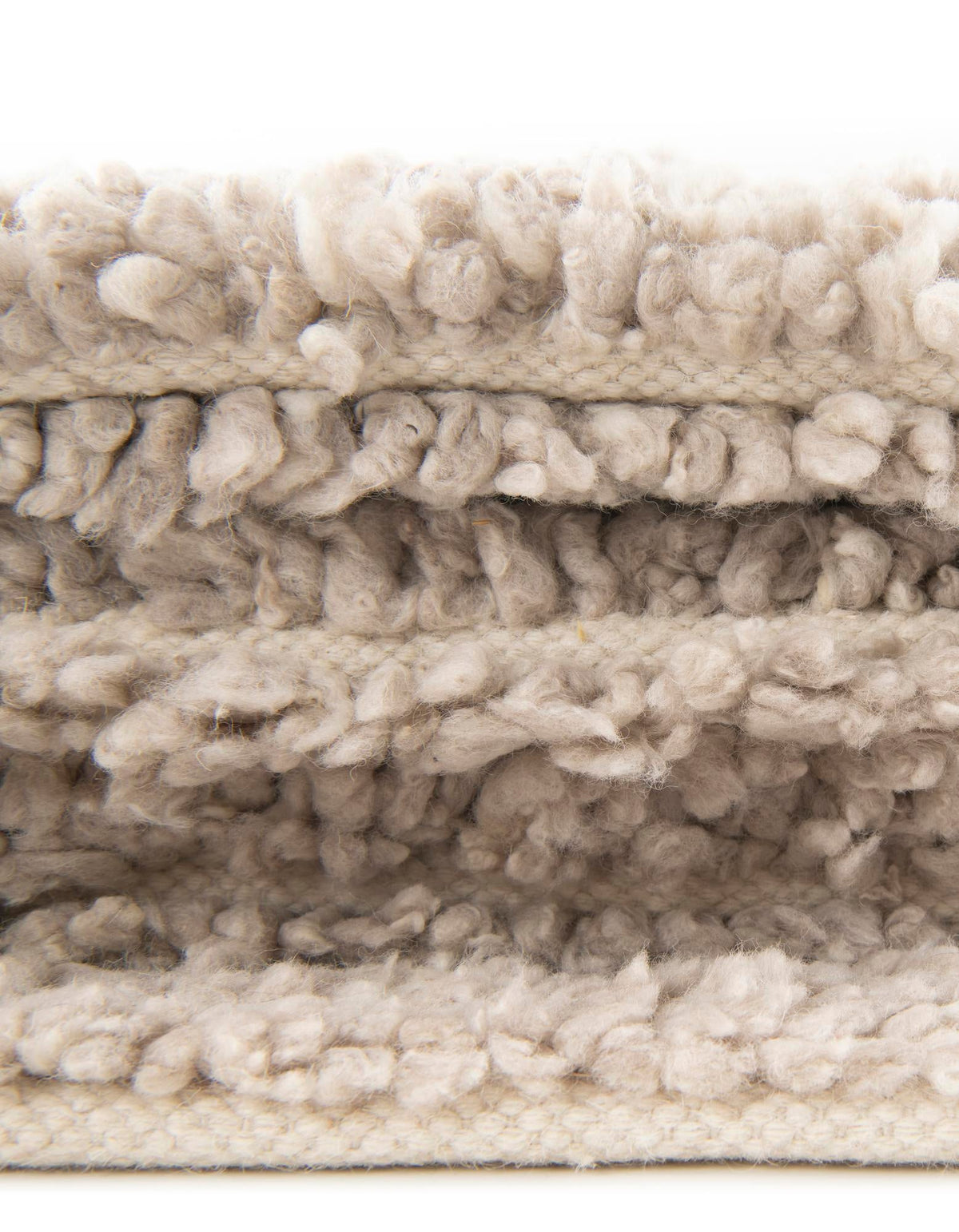 Wellington Luxe Shag Collection Area Rug - Kapiti Round Taupe lifestyle 112