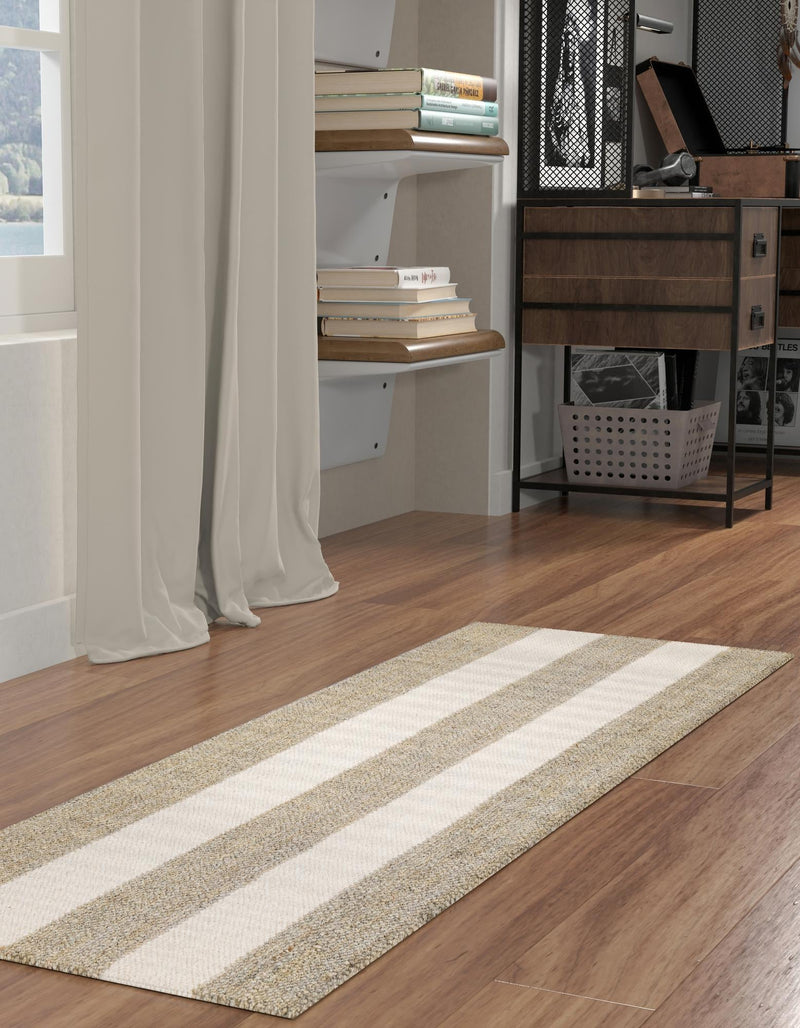 Martha's Vineyard Blueprints Collection Area Rug - Edgartown Runner Gray lifestyle 64