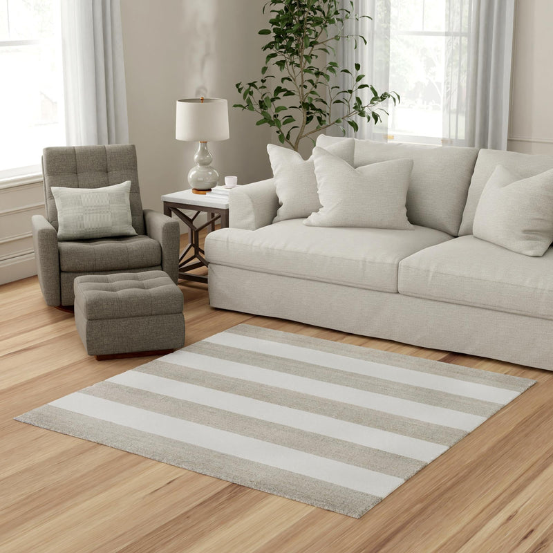 Martha's Vineyard Blueprints Collection Area Rug - Edgartown Square Gray lifestyle 113