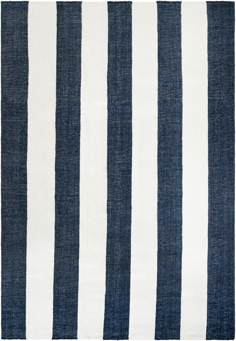 Martha's Vineyard Blueprints Collection Area Rug - Edgartown Rectangle Nautical Navy Main