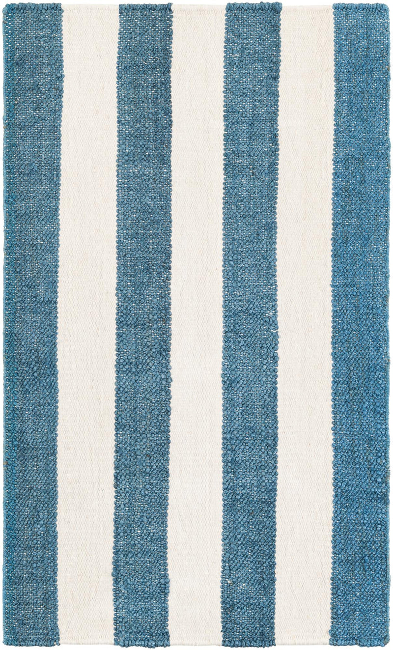 Martha's Vineyard Blueprints Collection Area Rug - Edgartown Rectangle Sky blue lifestyle 2