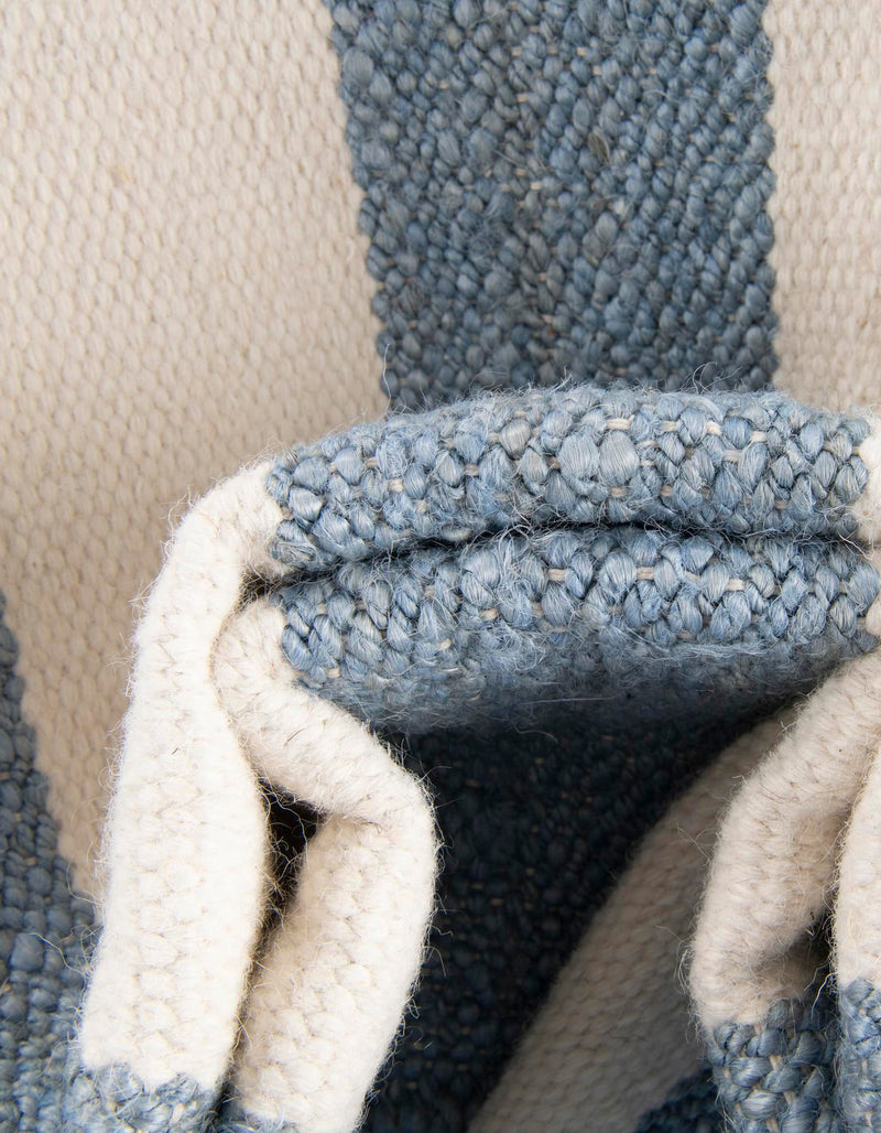 Martha's Vineyard Blueprints Collection Area Rug - Edgartown Rectangle Sky blue lifestyle 26