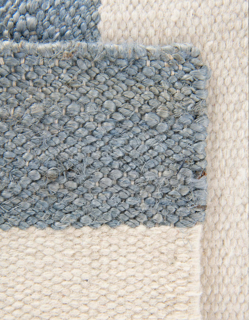 Martha's Vineyard Blueprints Collection Area Rug - Edgartown Rectangle Sky blue lifestyle 29