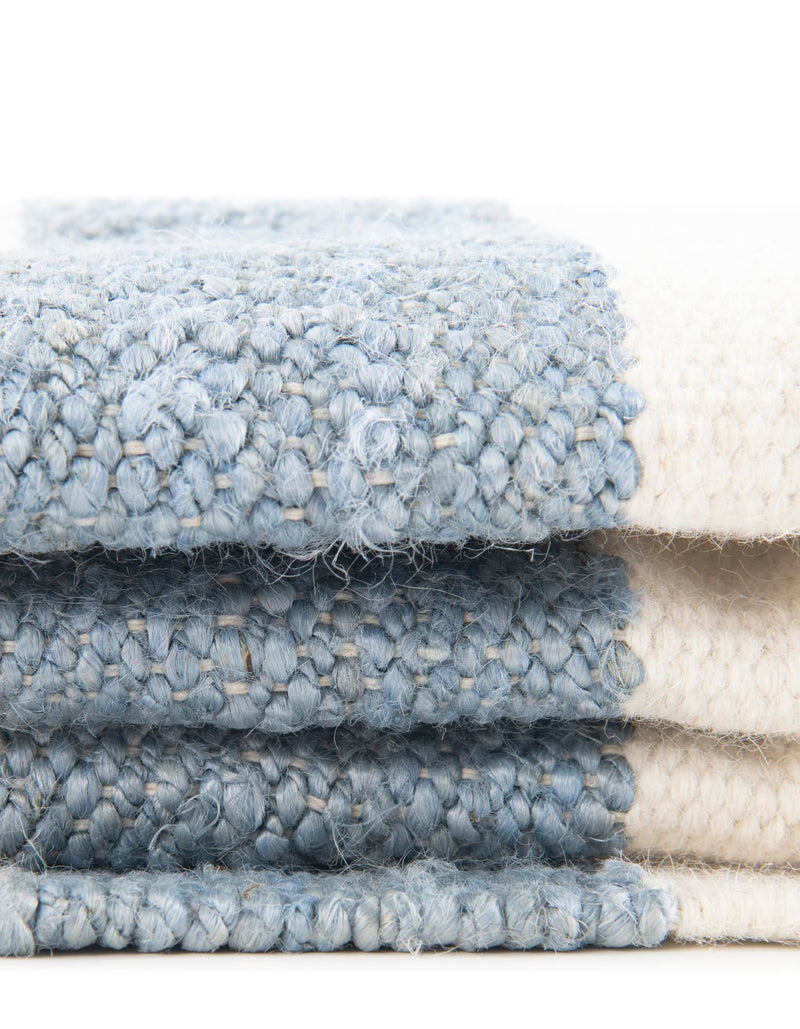 Martha's Vineyard Blueprints Collection Area Rug - Edgartown Rectangle Sky blue lifestyle 44